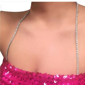 Rhinestone bra straps